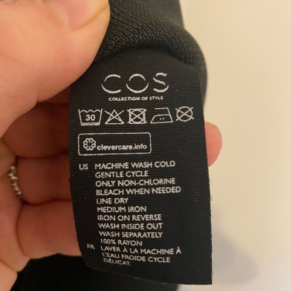 COS dress - black - size small - - Picture 3 of 4